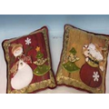 Snowman Cushion/ Santa Cushion/ Deer Cushion (12.5"x12.5")